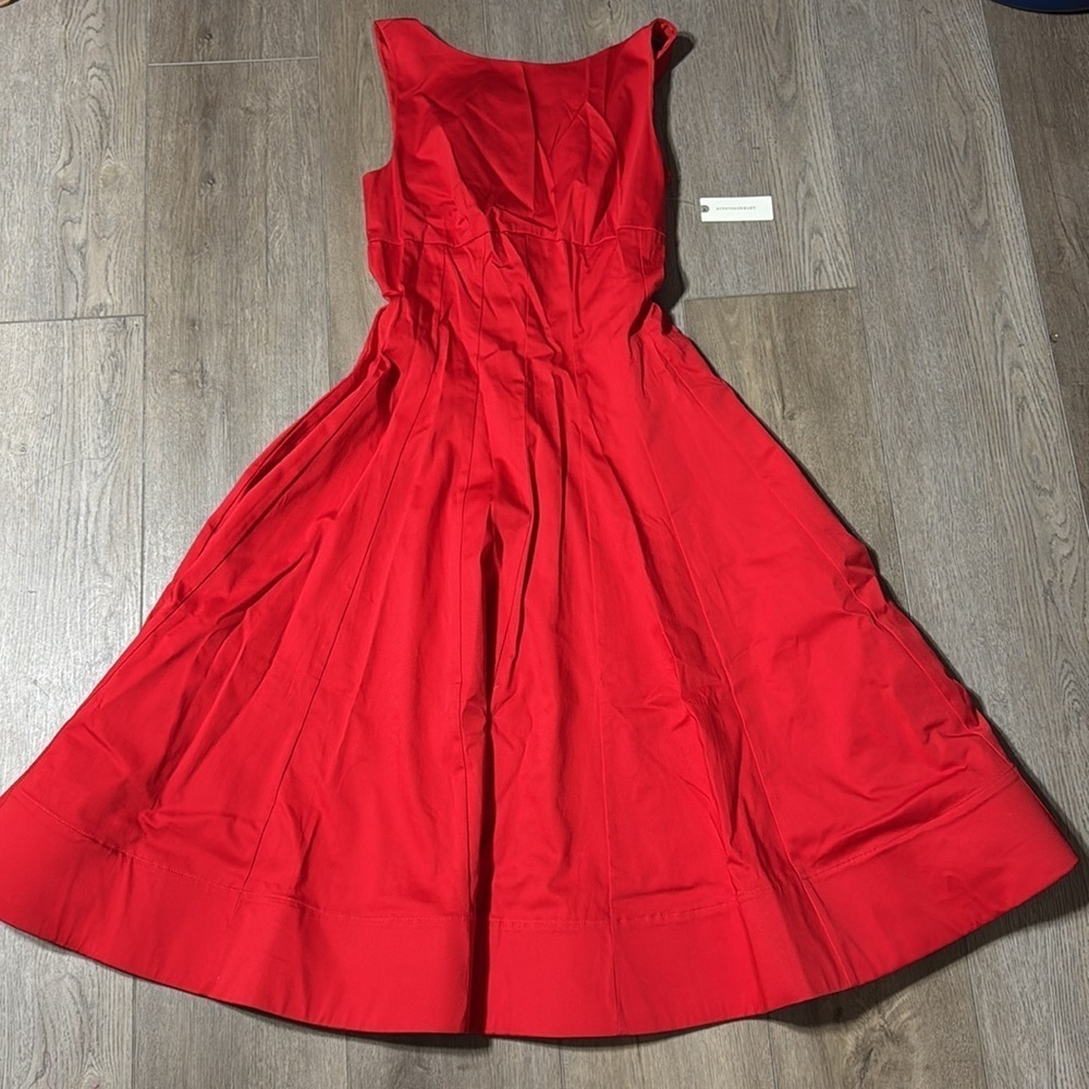 NWT! By Anthropologie Boat-Neck Drop-Waist Midi Dress -Multiple Sizes 💎 - Picture 8 of 11